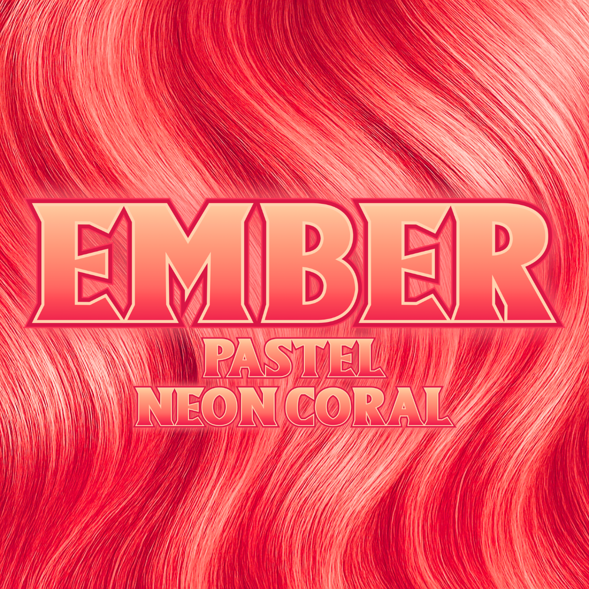 EMBER - pastel neon coral