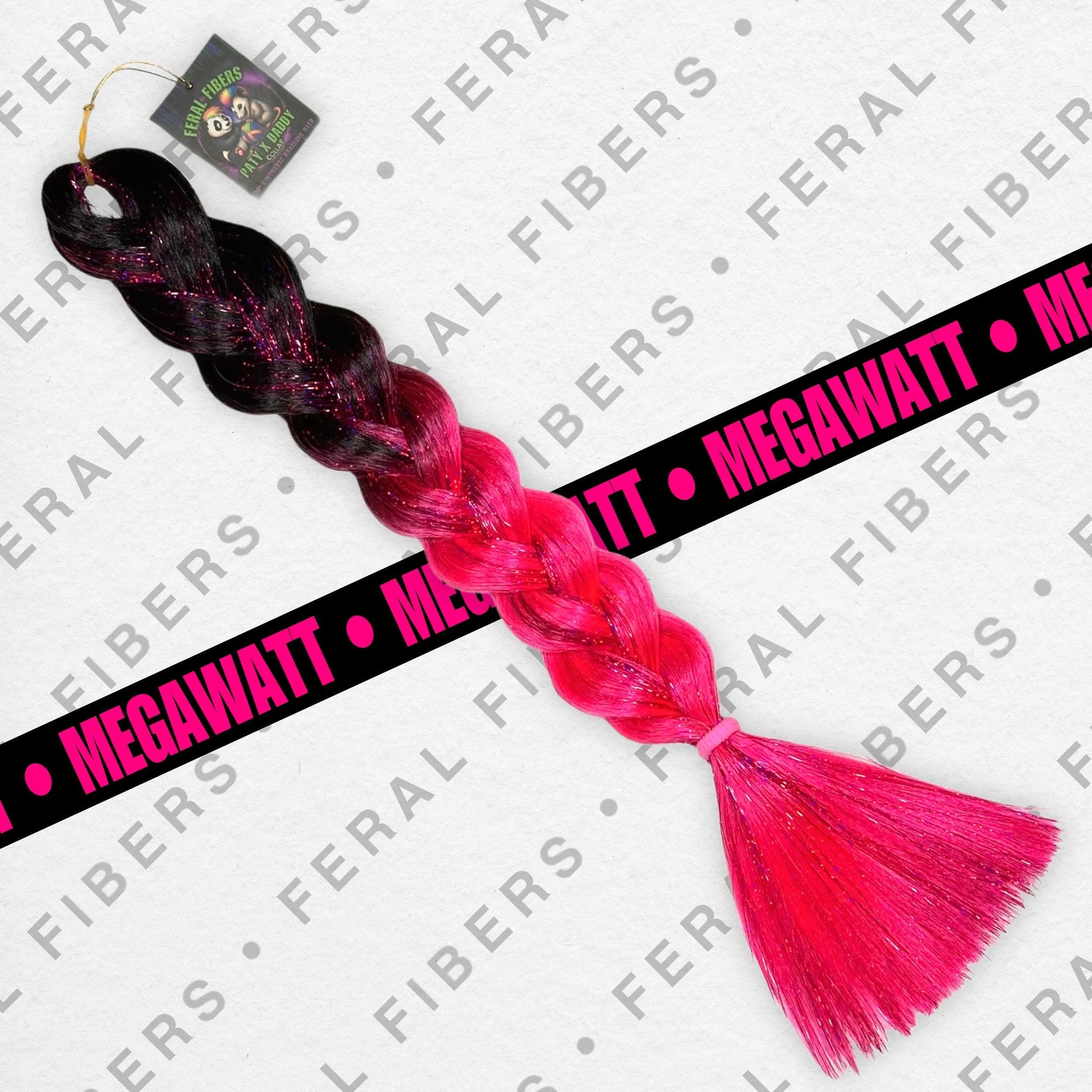 FERAL FIBERS - megawatt neon magenta X @PurplePaty
