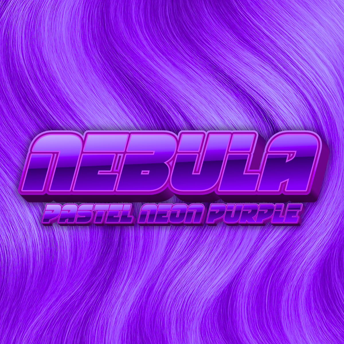 NEBULA - pastel neon purple