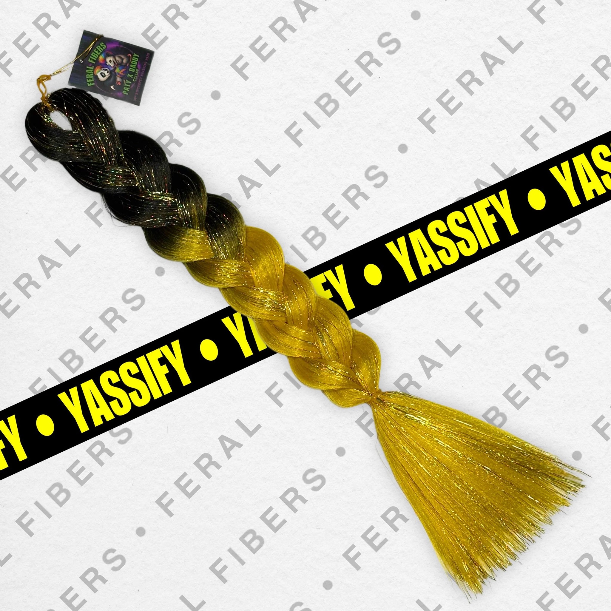 FERAL FIBERS - yassify neon yellow X @PurplePaty